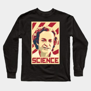 Richard Feynman Retro Science Long Sleeve T-Shirt